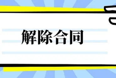 郃(he)同解除與撤銷